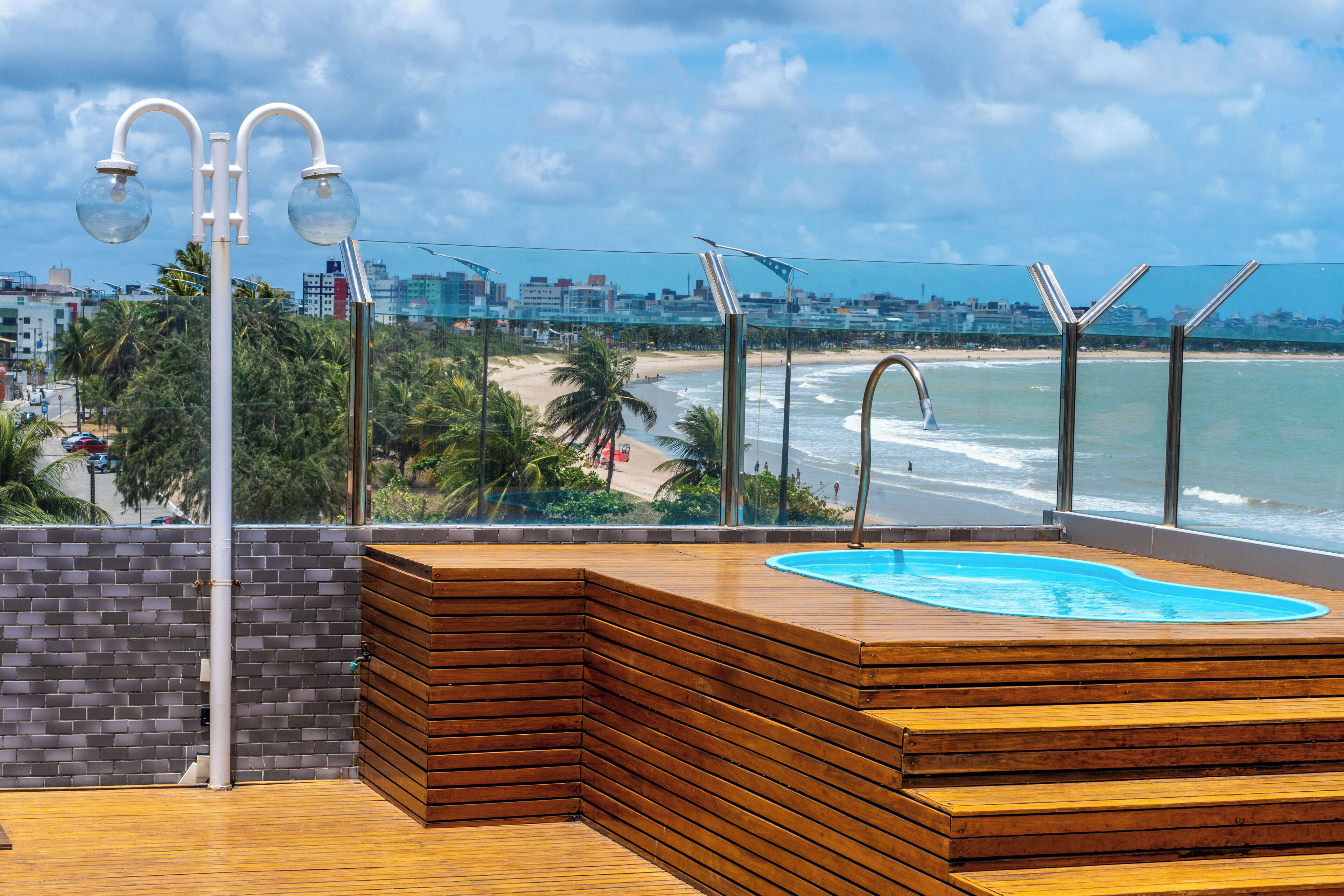 Penthouse Superior, 3 kamar tidur, pemandangan samudra | Teras/patio