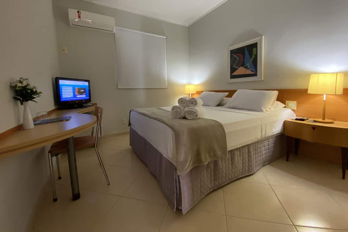 Traditionellt dubbelrum för 1 person | 1 sovrum, minibar, skrivbord och gratis wi-fi