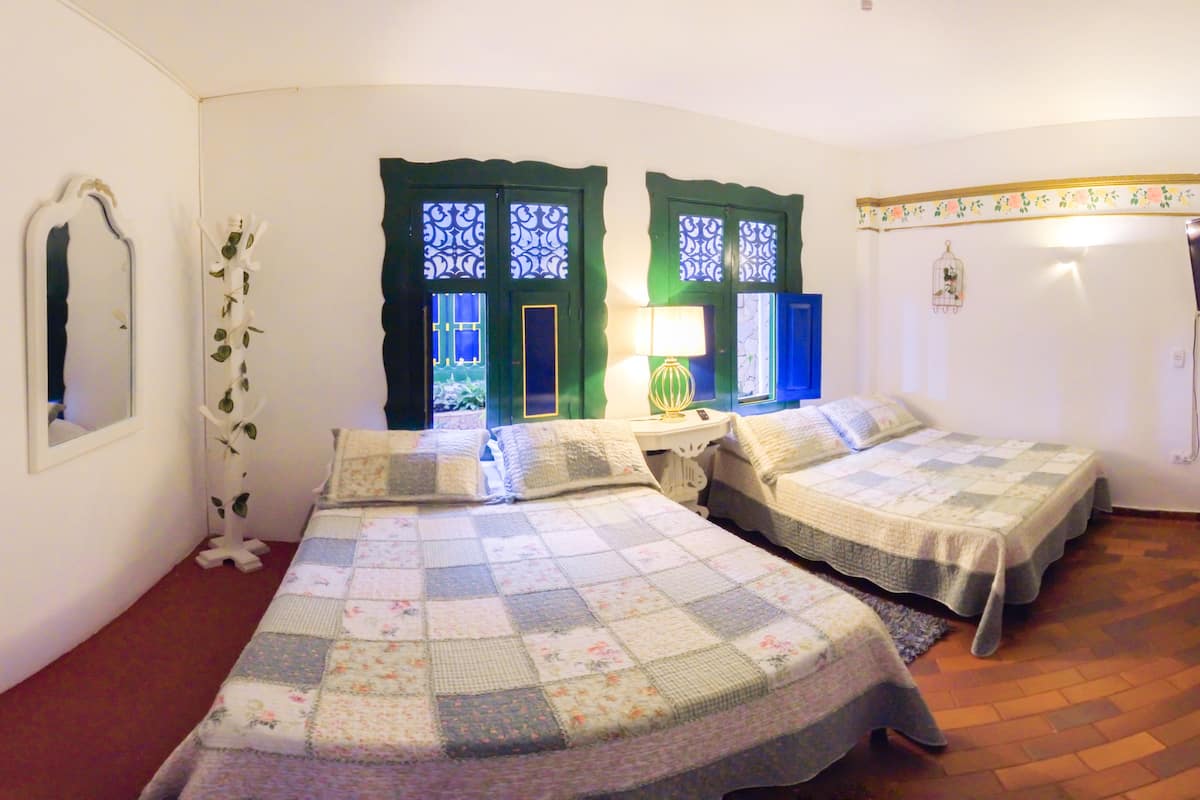 Quadruple Room, 2 Double Beds | 16 bedrooms, individually decorated, individually furnished