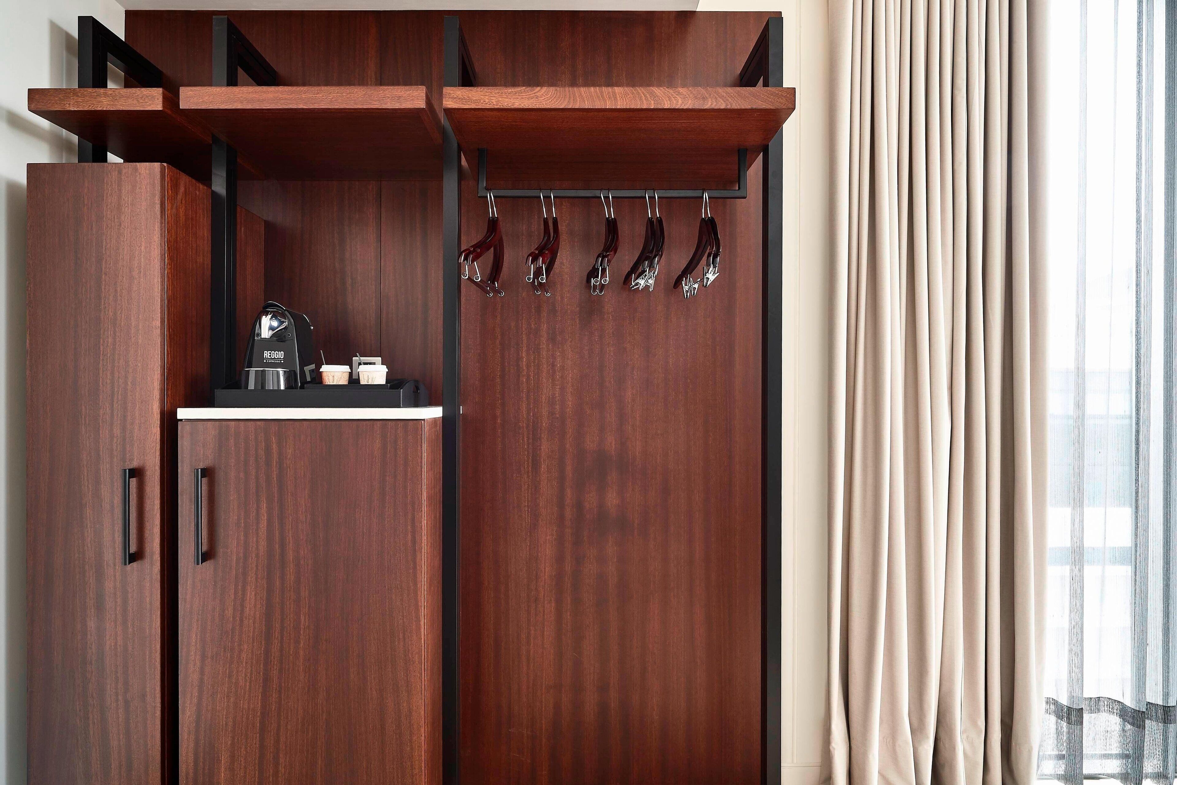 in-room safe, desk, blackout curtains, soundproofing