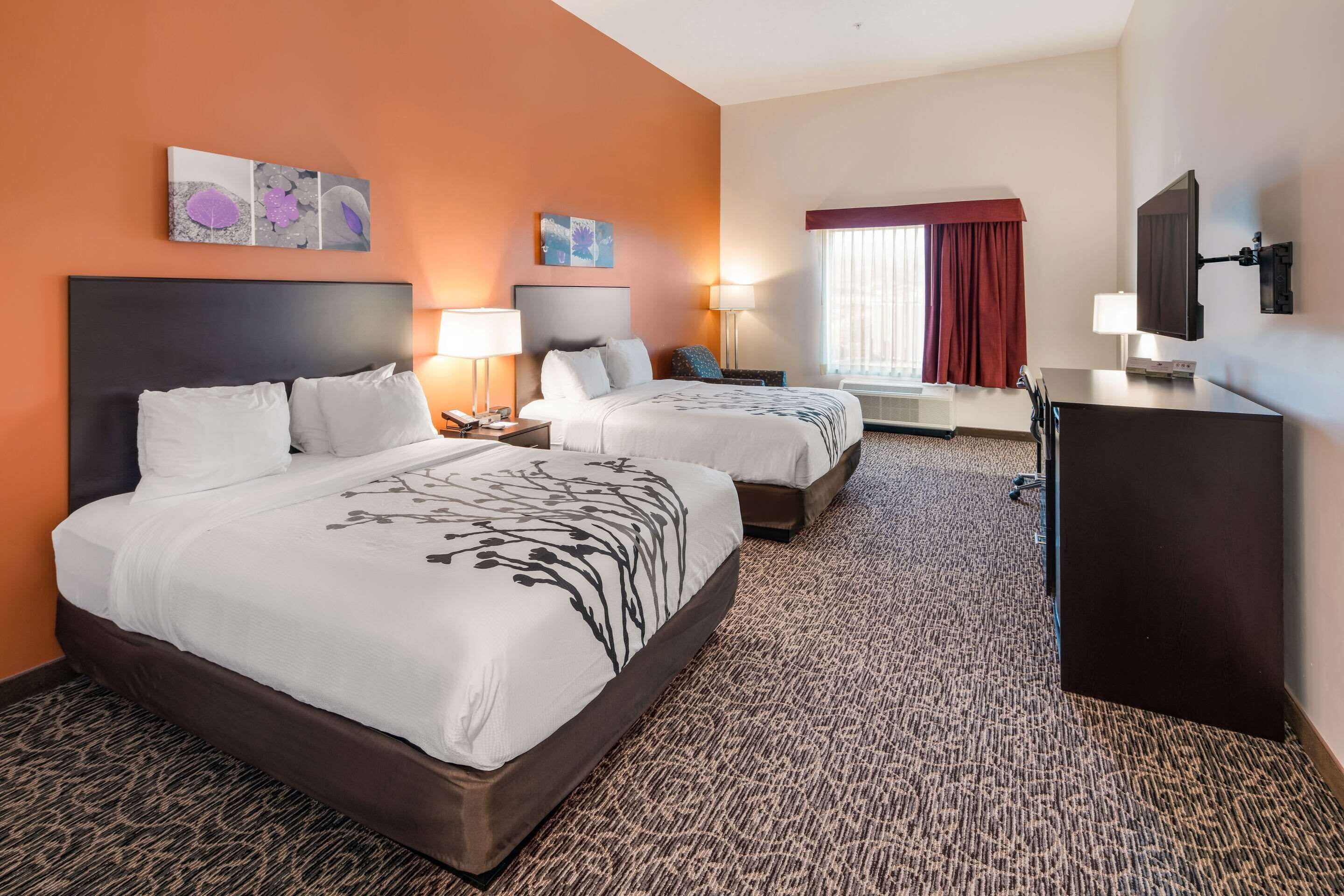 room, 2 queen beds, accessible, non smoking | desk, iron/ironing board, rollaway beds, free wired internet