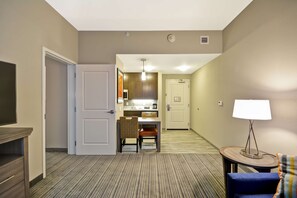 Suite, 1 Bedroom, Non Smoking | Living area | Flat-screen TV, MP3 dock