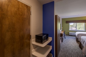 Suite, 2 Queen Beds, Accessible Bathtub (Communications) | In-room safe, desk, blackout drapes, iron/ironing board