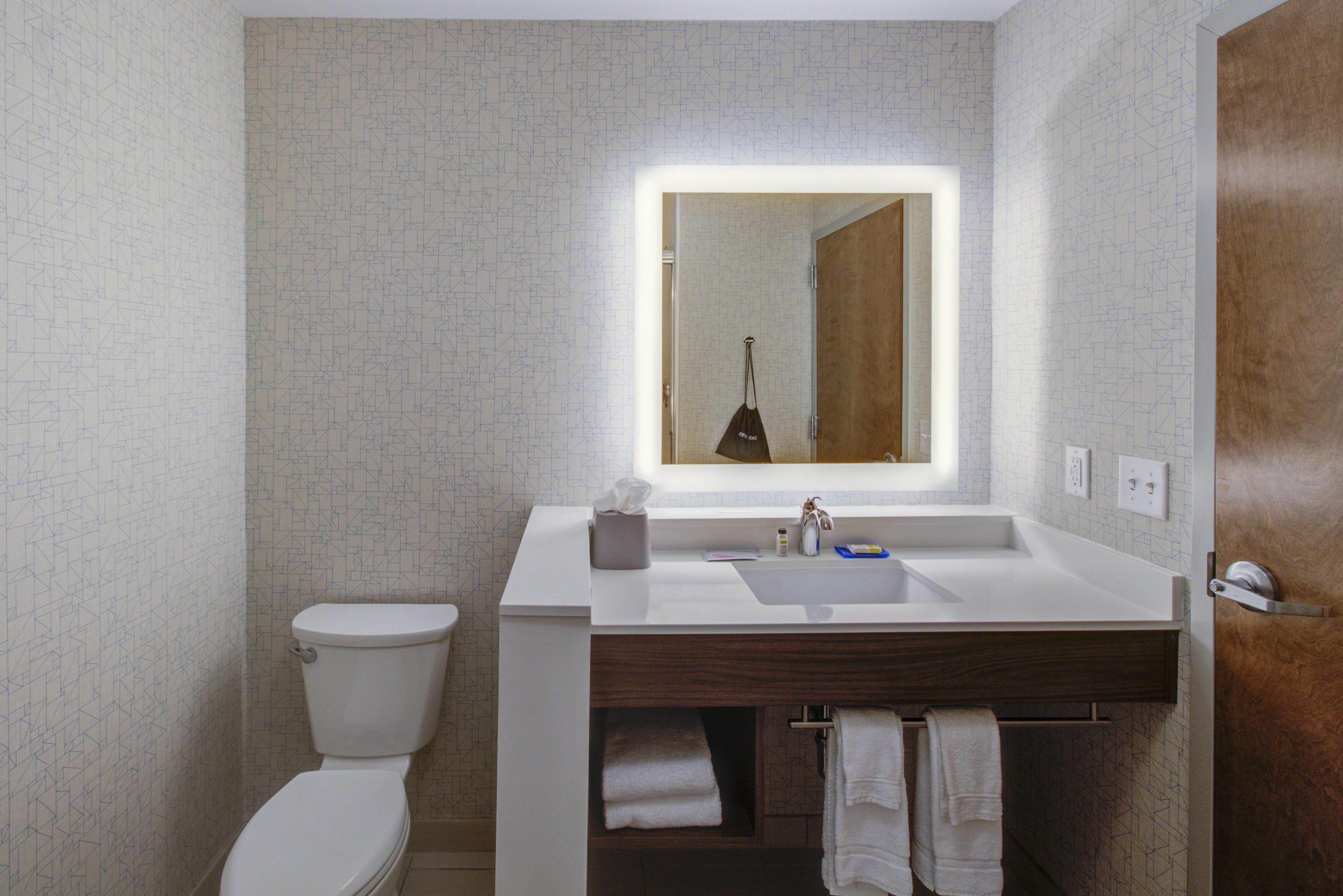 free toiletries, hair dryer, towels, soap