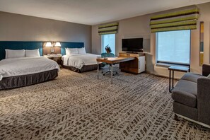 Suite, 2 Queen Beds, Accessible, Bathtub | Premium bedding, in-room safe, desk, laptop workspace - Hampton Inn & Suites Nashville/Goodlettsville (Goodlettsville)