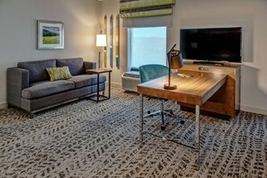 Suite, 2 Queen Beds, Refrigerator & Microwave (Wet bar) | Premium bedding, in-room safe, desk, laptop workspace