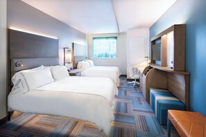 Standard Room, 2 Queen Beds, Lake View | Pillow-top beds, in-room safe, desk, laptop workspace