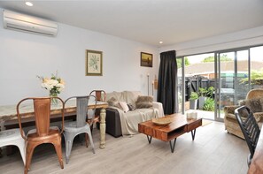 Living area - Charles St Apartment (Christchurch)