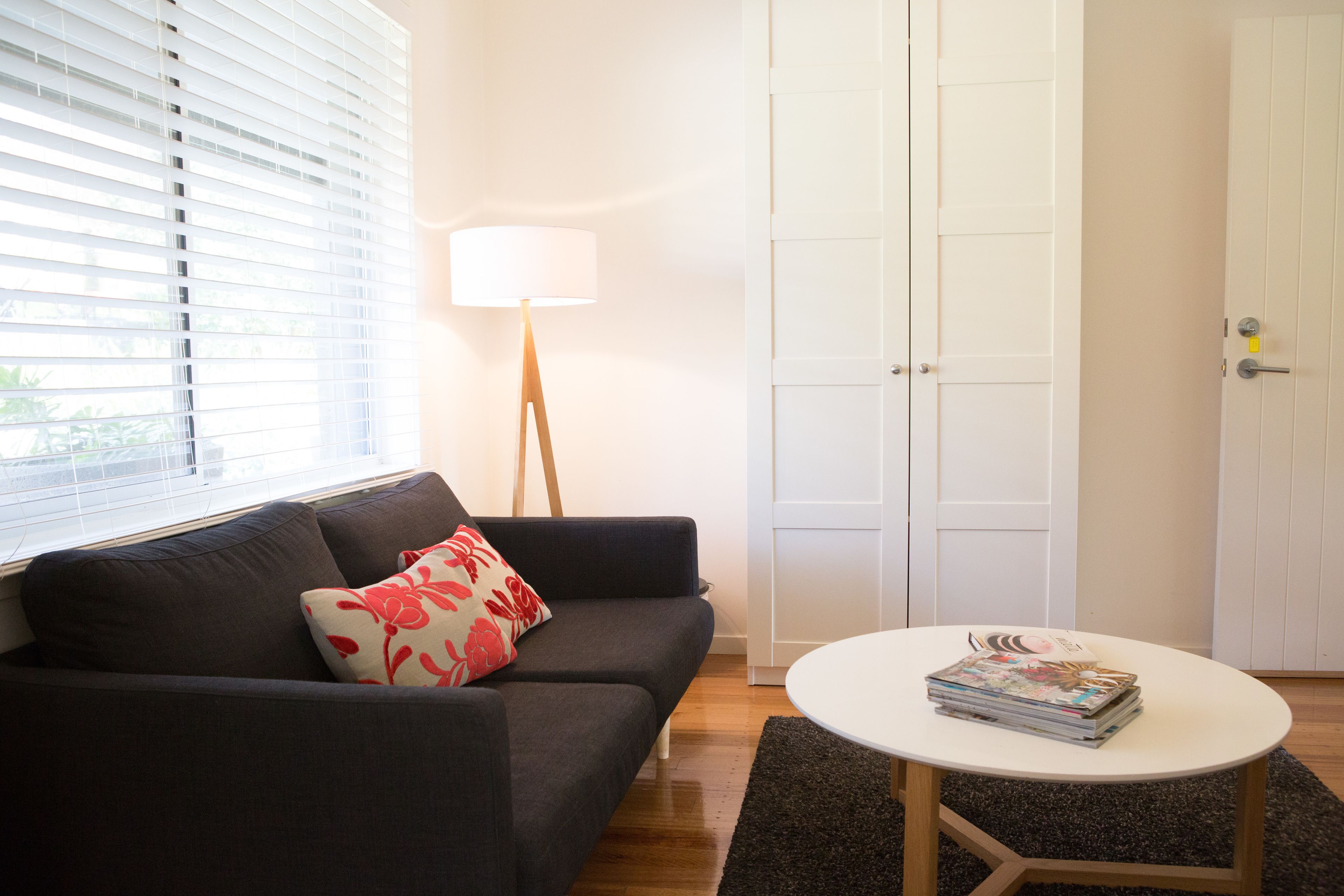 studio | living area | flat-screen tv, dvd player