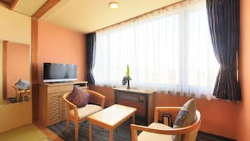 Habitación tradicional, para no fumadores (Japanese Style) | Edredón, caja de seguridad en la habitación, escritorio y wifi gratis