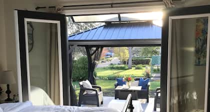 Casa de campo del vino bellamente remodelada