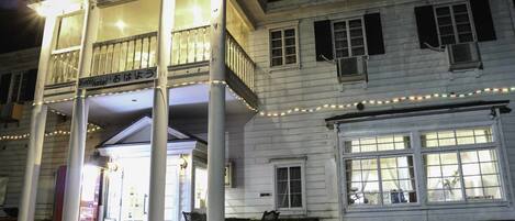 Front of property – evening/night