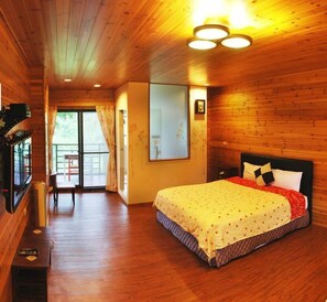 Double Room | Blackout drapes, soundproofing, free WiFi - Walk Cloud B&B (Meishan)