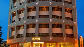 Front of property – evening/night