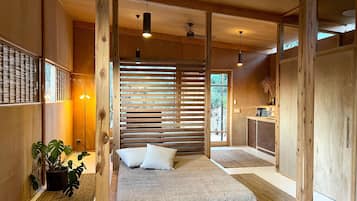 Vila Deluks, 2 Tempat Tidur Queen, pemandangan kebun, area taman | 2 kamar tidur, seprai katun Mesir, dan seprai premium