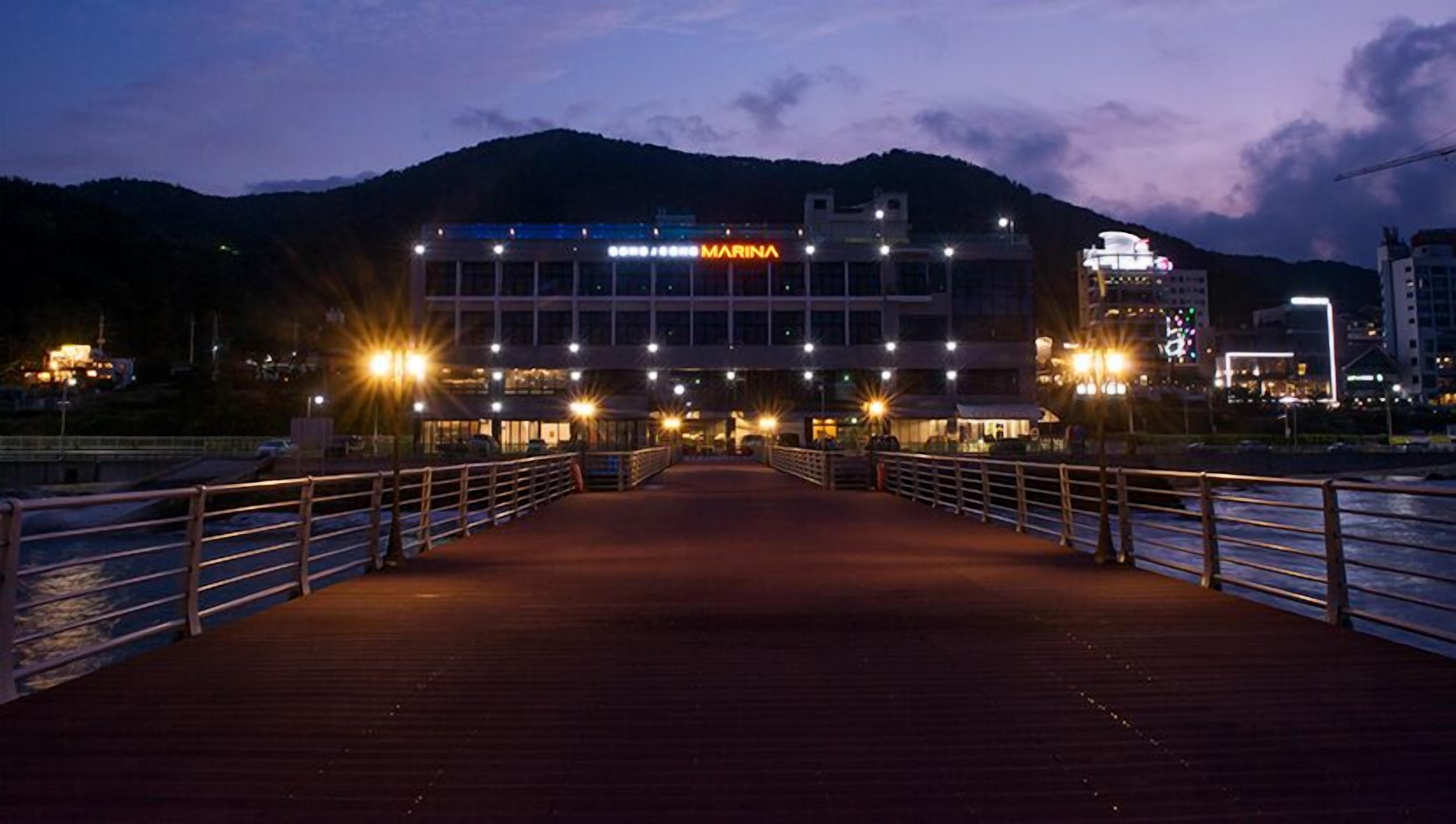 front of property – evening/night