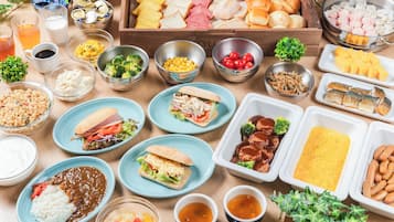 Daily buffet breakfast for a fee