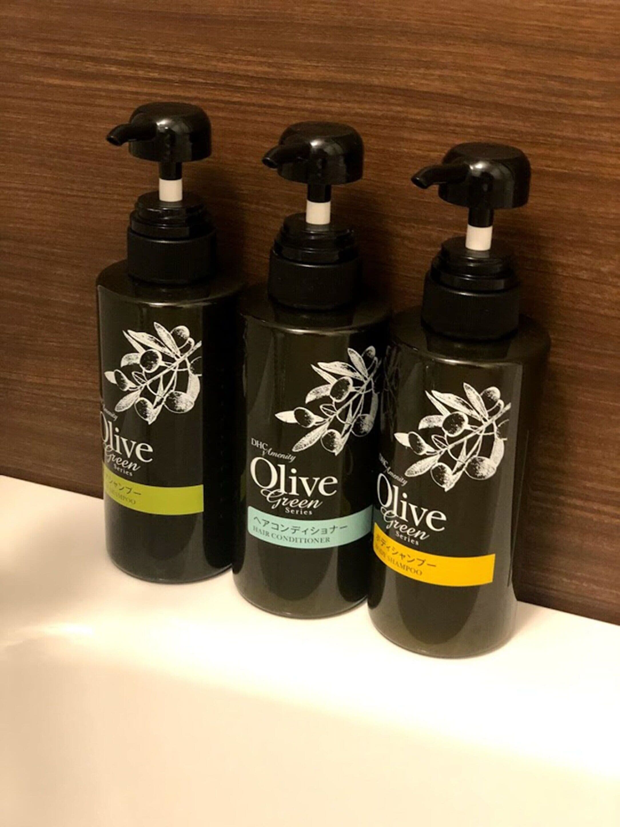 combined shower/bathtub, free toiletries, hair dryer, slippers