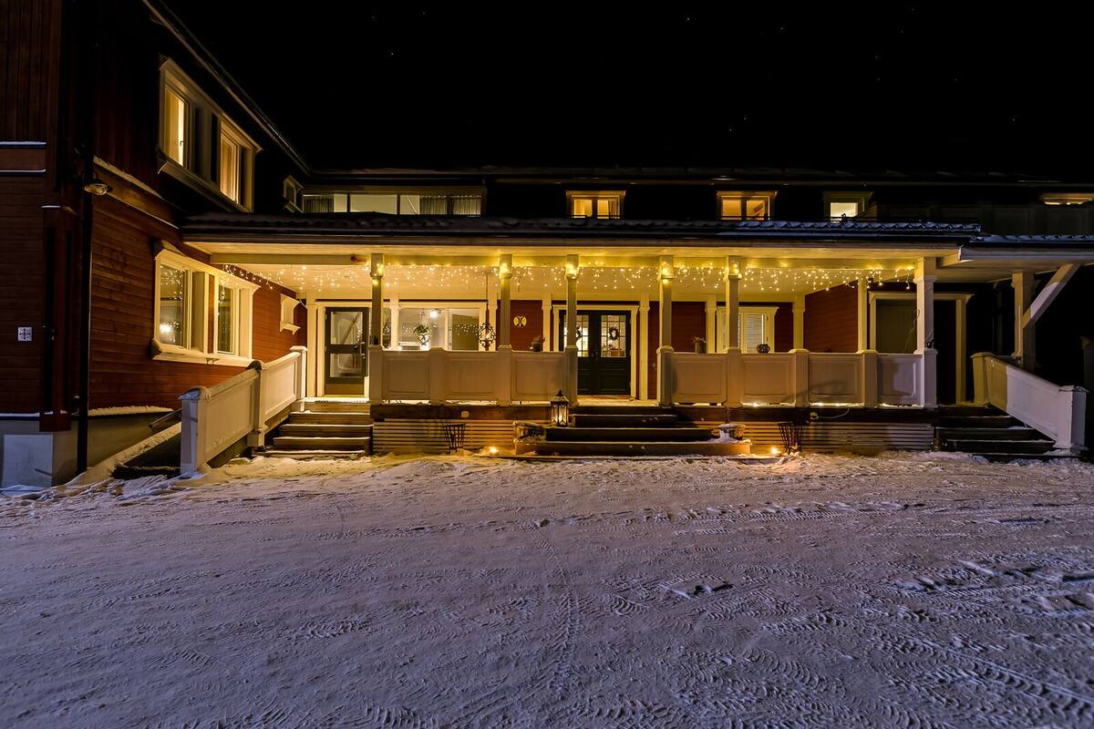 front of property