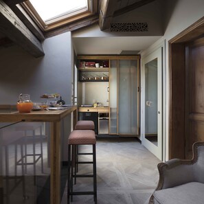 Suite, Stadtblick | Eigene Küche