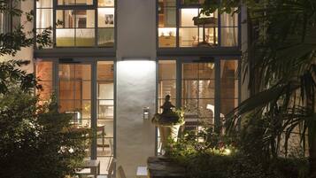 Front of property – evening/night