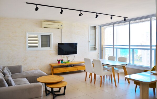 Apartment, 2 Bedrooms | Living area | Flat-screen TV - Isra Home Apartment Jabotinsky 8 (Bat Yam)