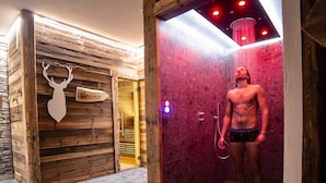 Sauna, hot tub, steam room, hot stone massages, sports massages - Hotel Edelweiss (Limone Piemonte)