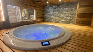 Sauna, hot tub, steam room, hot stone massages, sports massages - Hotel Edelweiss (Limone Piemonte)