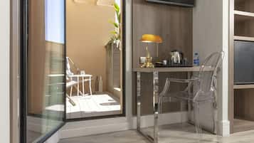 Minibar, in-room safe, desk, blackout drapes