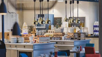 Daily buffet breakfast (EUR 15 per person)