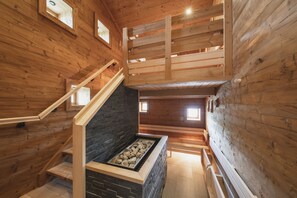 Behandlingsrom for par, badstue, dampbad og tyrkisk bad/hamam