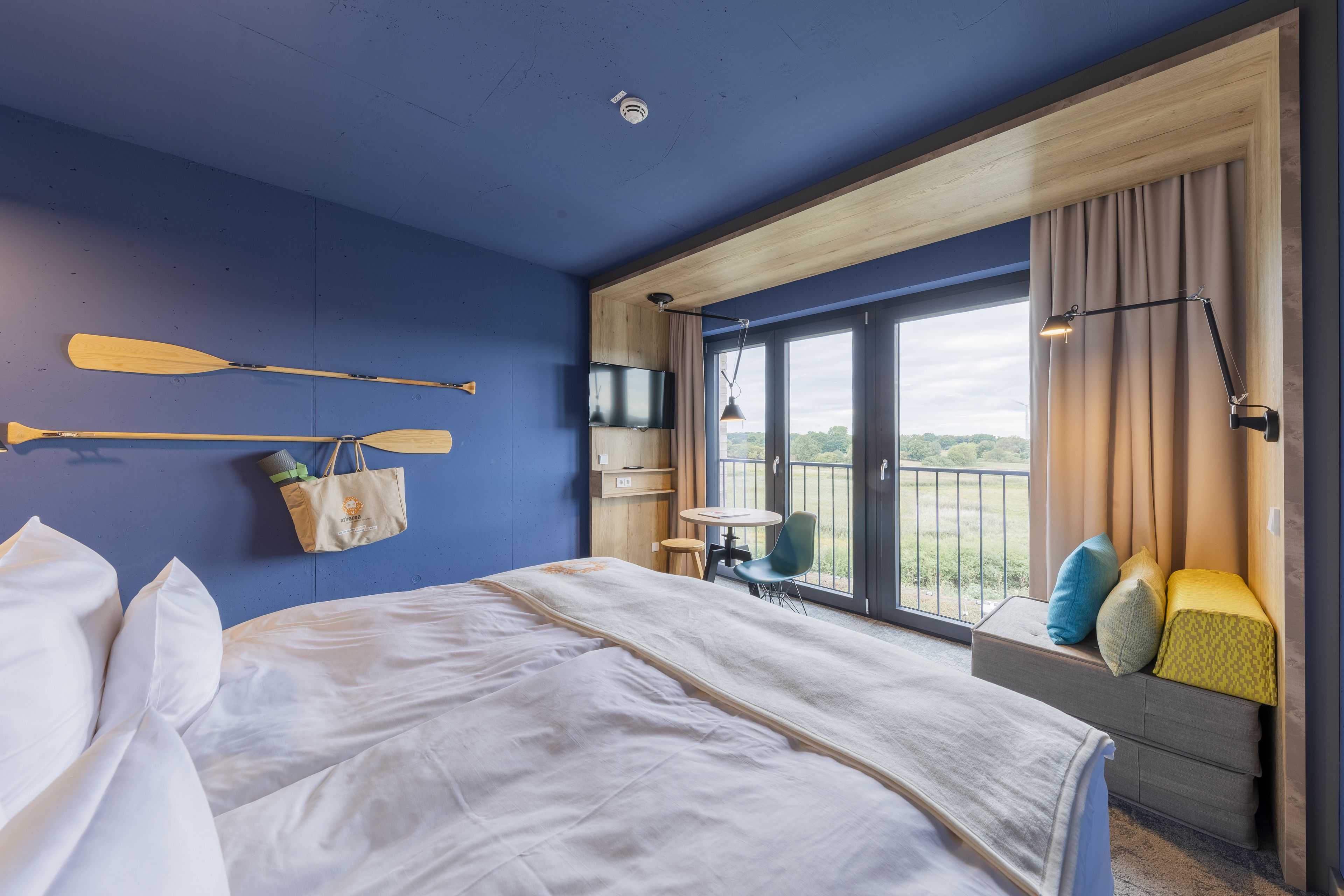 twin room, garden view | 1 bedroom, premium bedding, down duvets, in-room safe