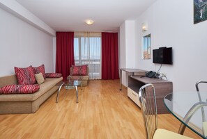 Apartment, 2 Bedrooms | Living room | TV - Mountain Paradise by the Walnut Trees (Bansko)