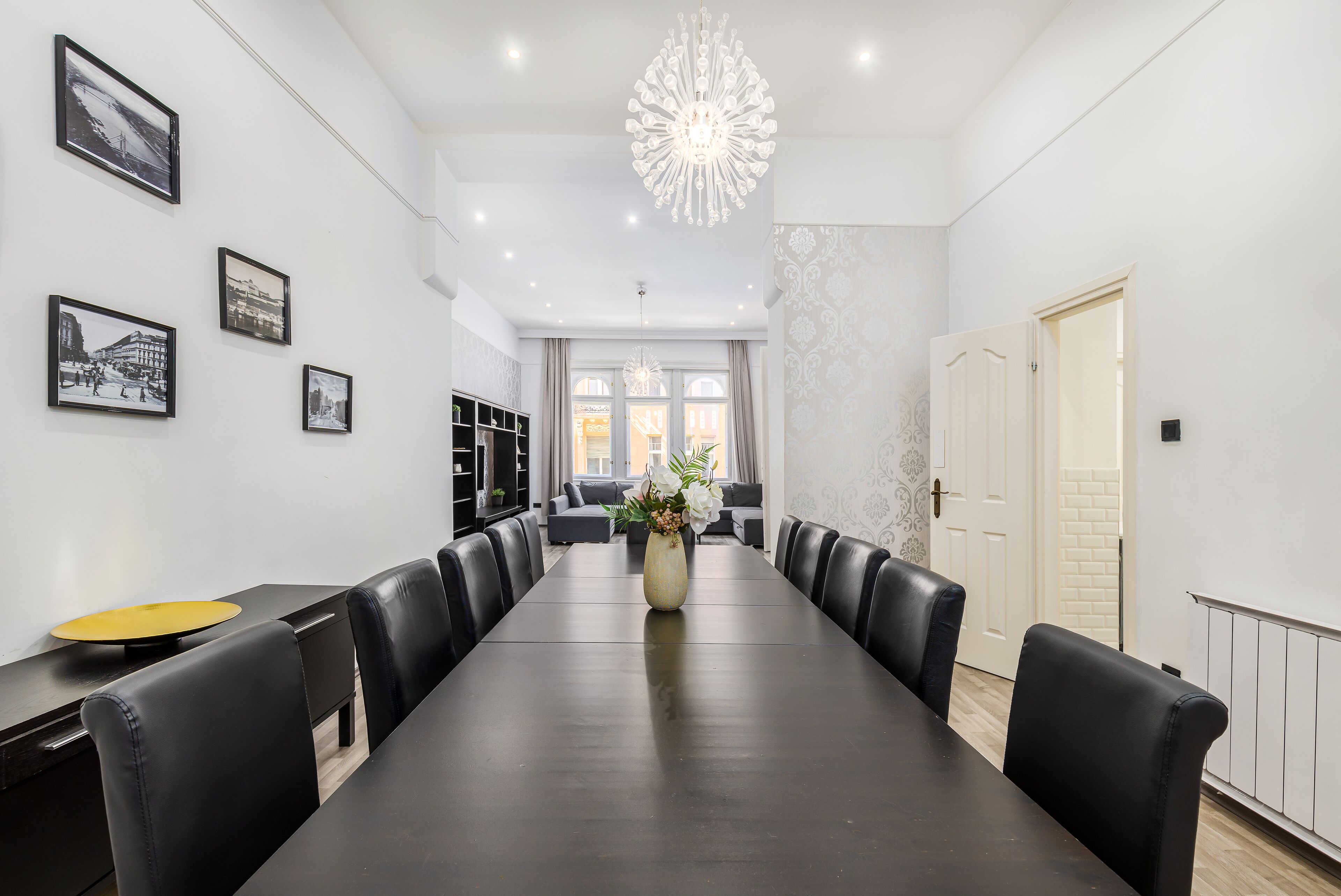 Luxury Apartment | Living area | 40-inch LED TV with digital channels, TV