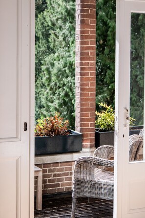 Deluxe Double Room, Balcony, Corner | Terrace/patio