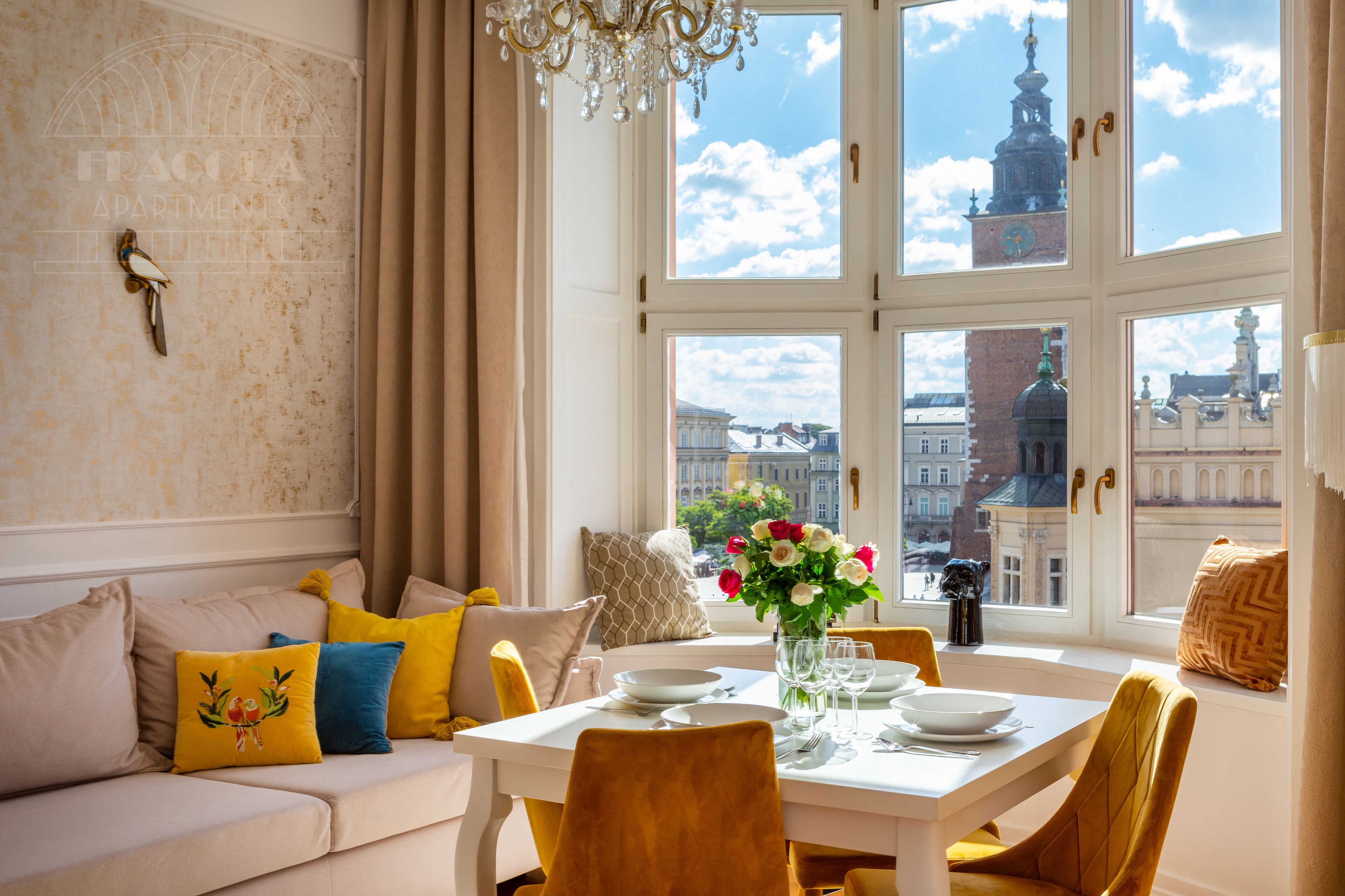 royal apartment, 1 bedroom, kitchenette, city view | private kitchen | fridge, microwave, stovetop, electric kettle