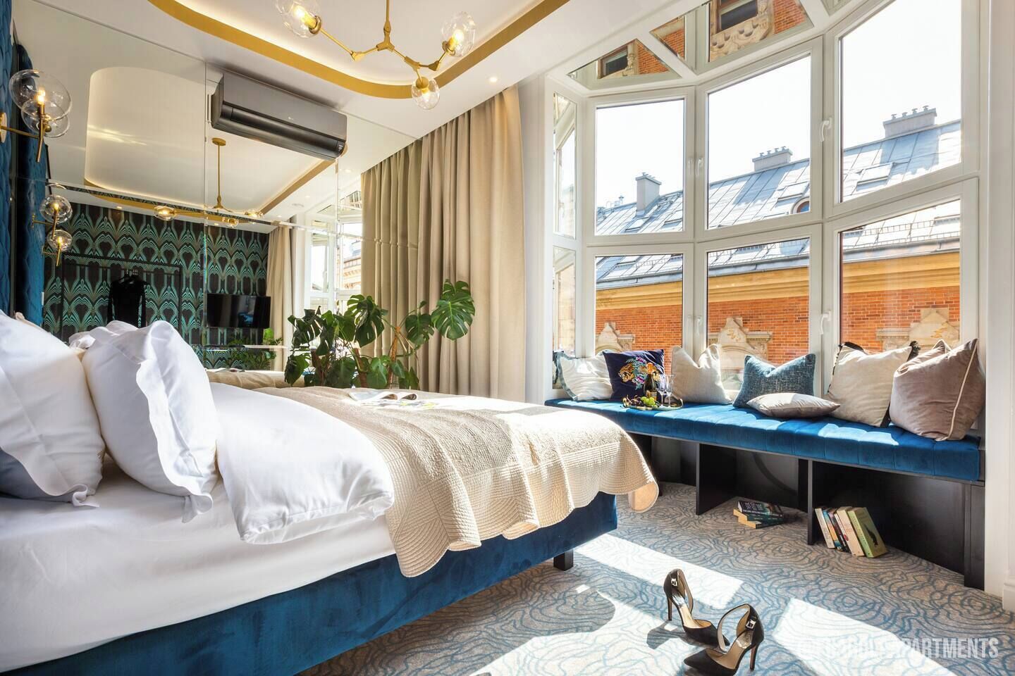 Luxury Apartment, 2 Bedrooms, Bathtub, City View