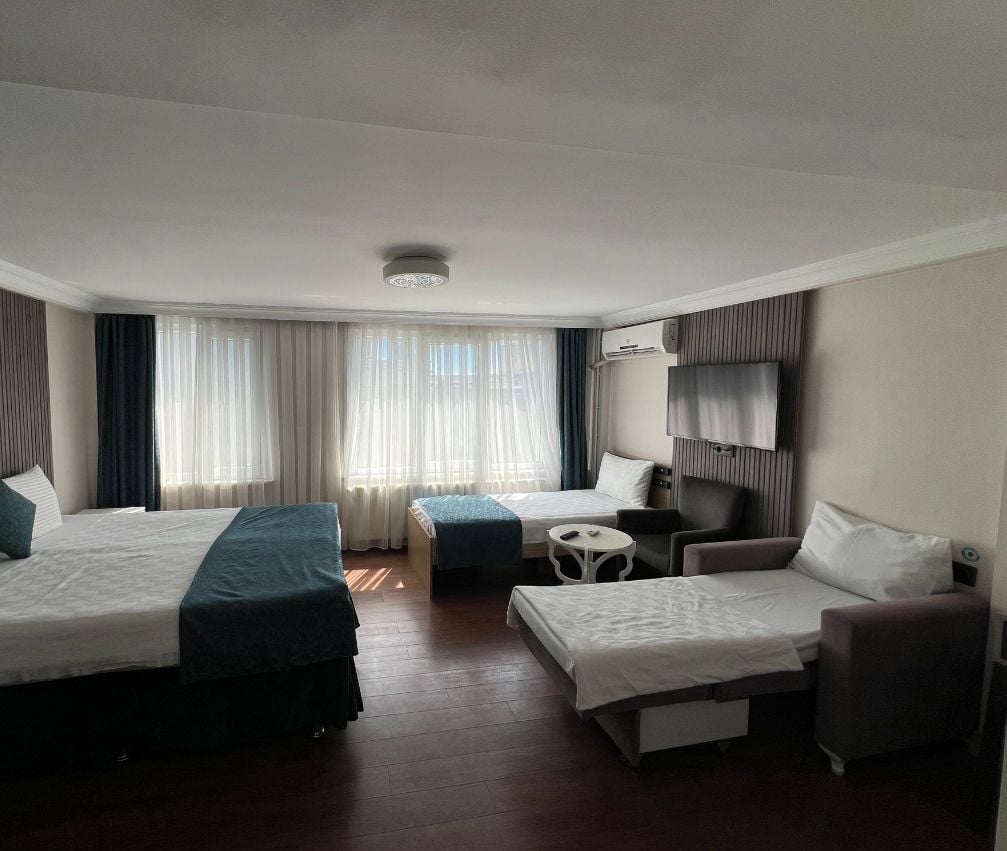 Family Room | Living area | 82-inch flat-screen TV with cable channels, TV