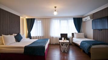 Sábanas de algodón egipcio, ropa de cama de alta calidad y minibar