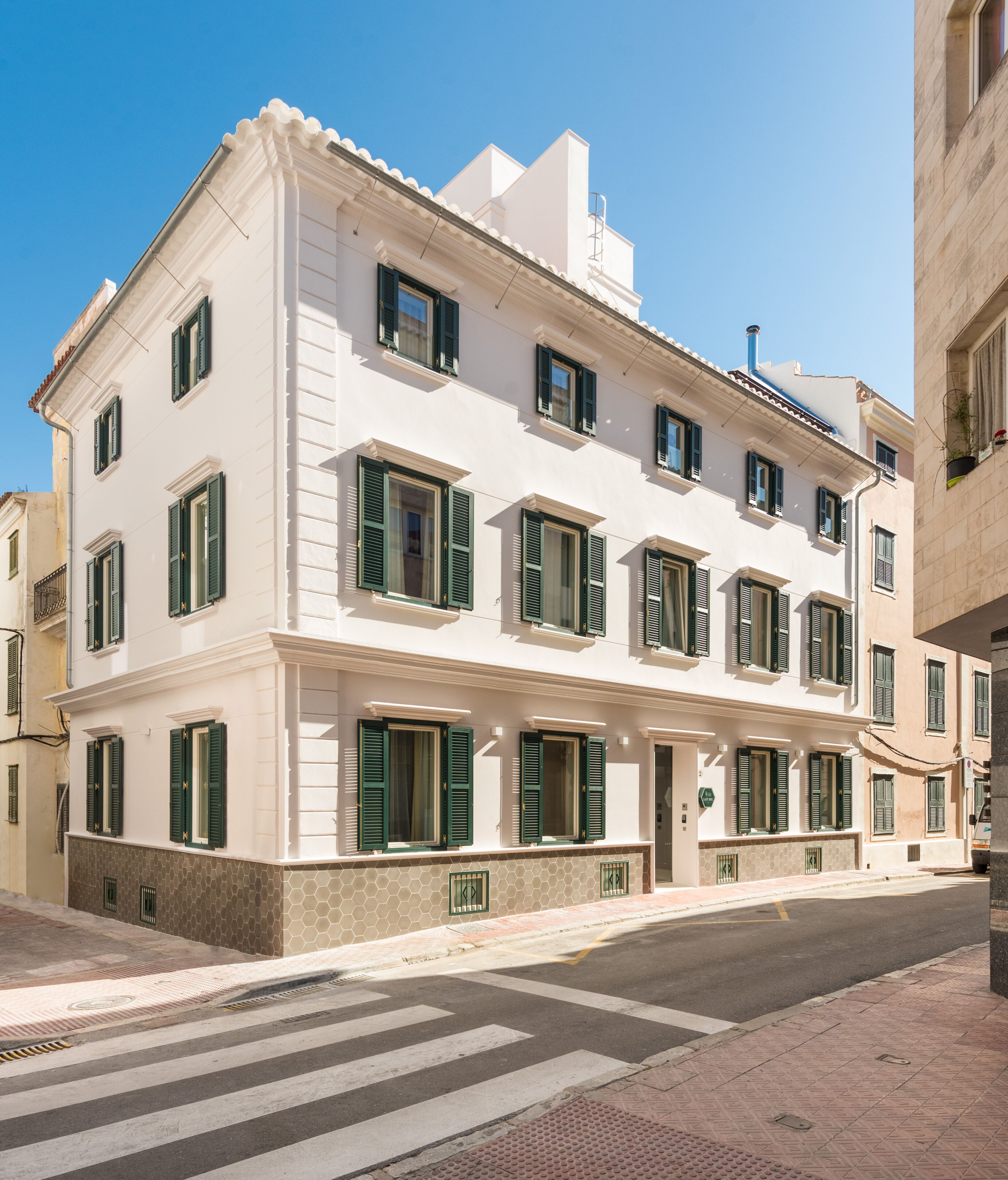 Façade de l’hébergement