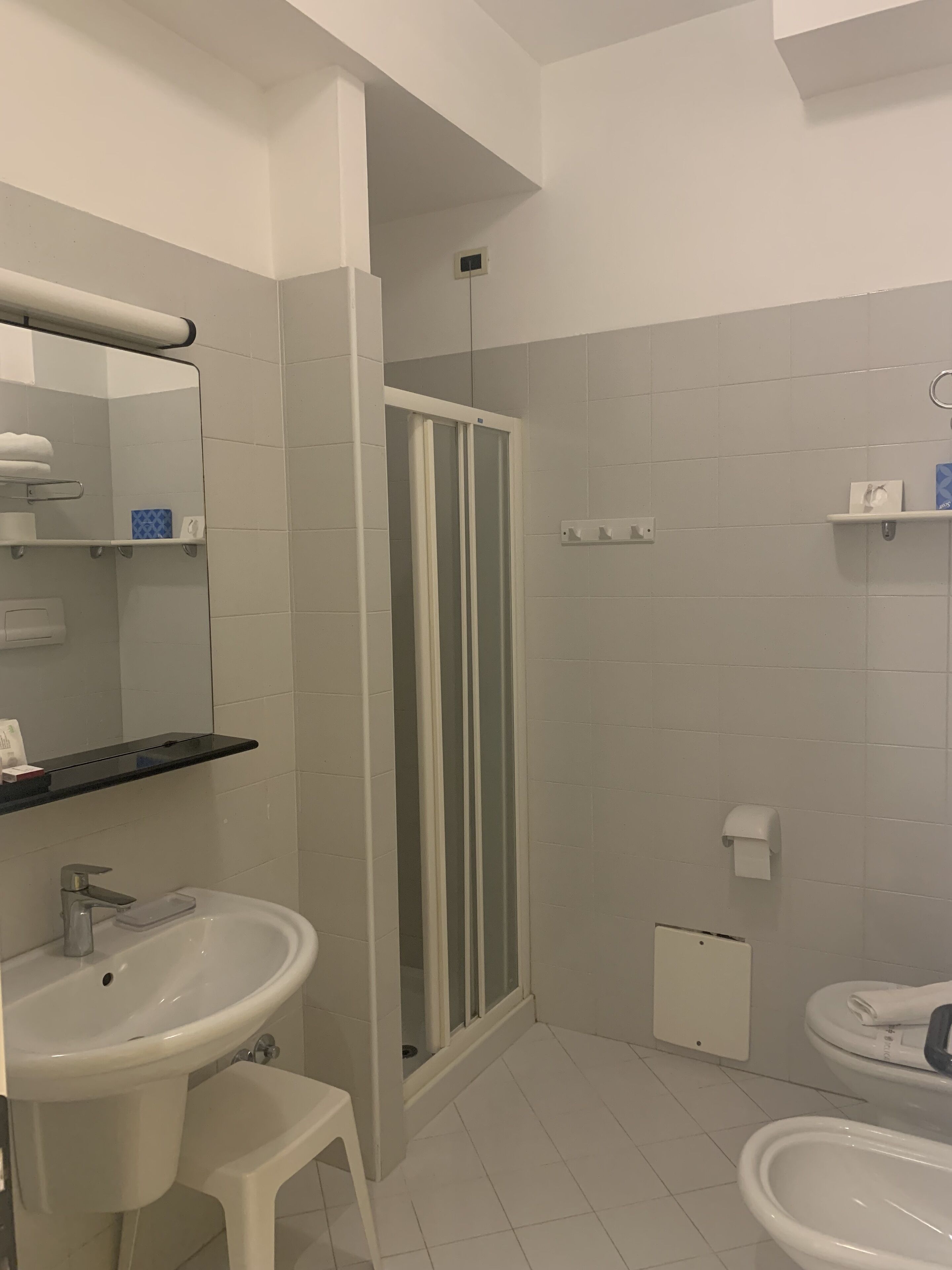 superior room, 1 double bed, balcony | bathroom | shower, rainfall showerhead, free toiletries, hair dryer