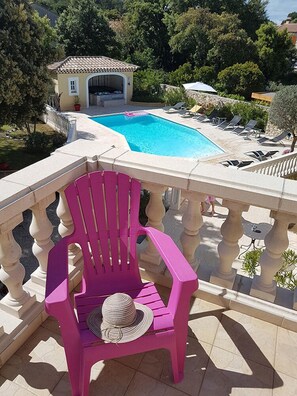 Triple Room, Pool View | Balcony