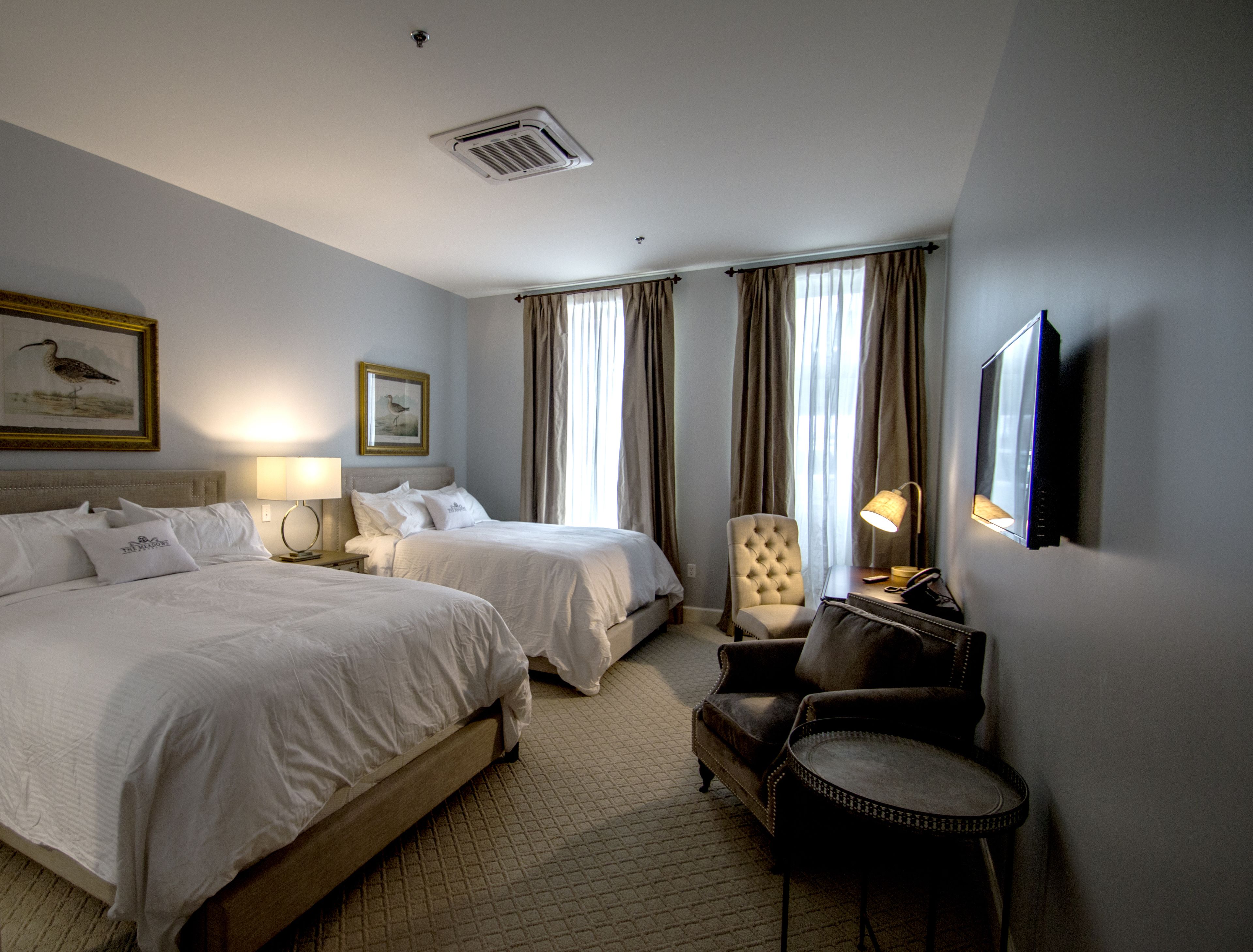 luxury room, 2 queen beds | egyptian cotton sheets, premium bedding, pillow-top beds, desk