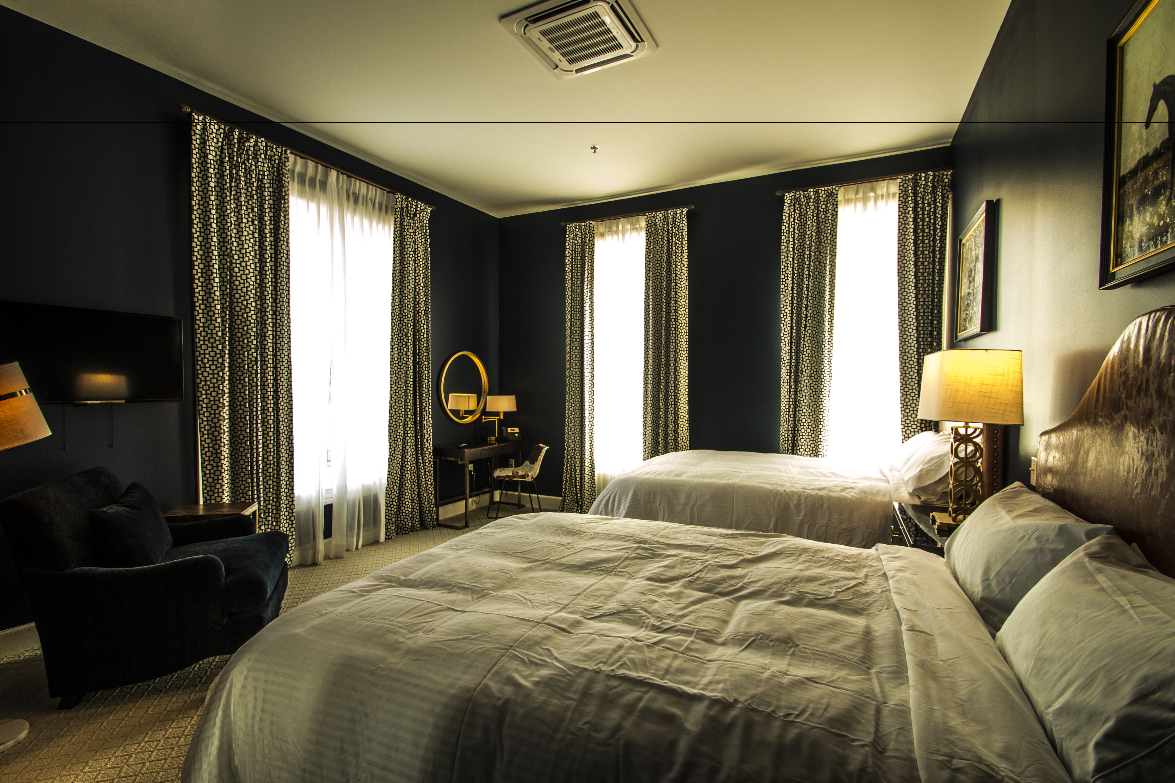 luxury room, 2 queen beds | egyptian cotton sheets, premium bedding, pillow-top beds, desk
