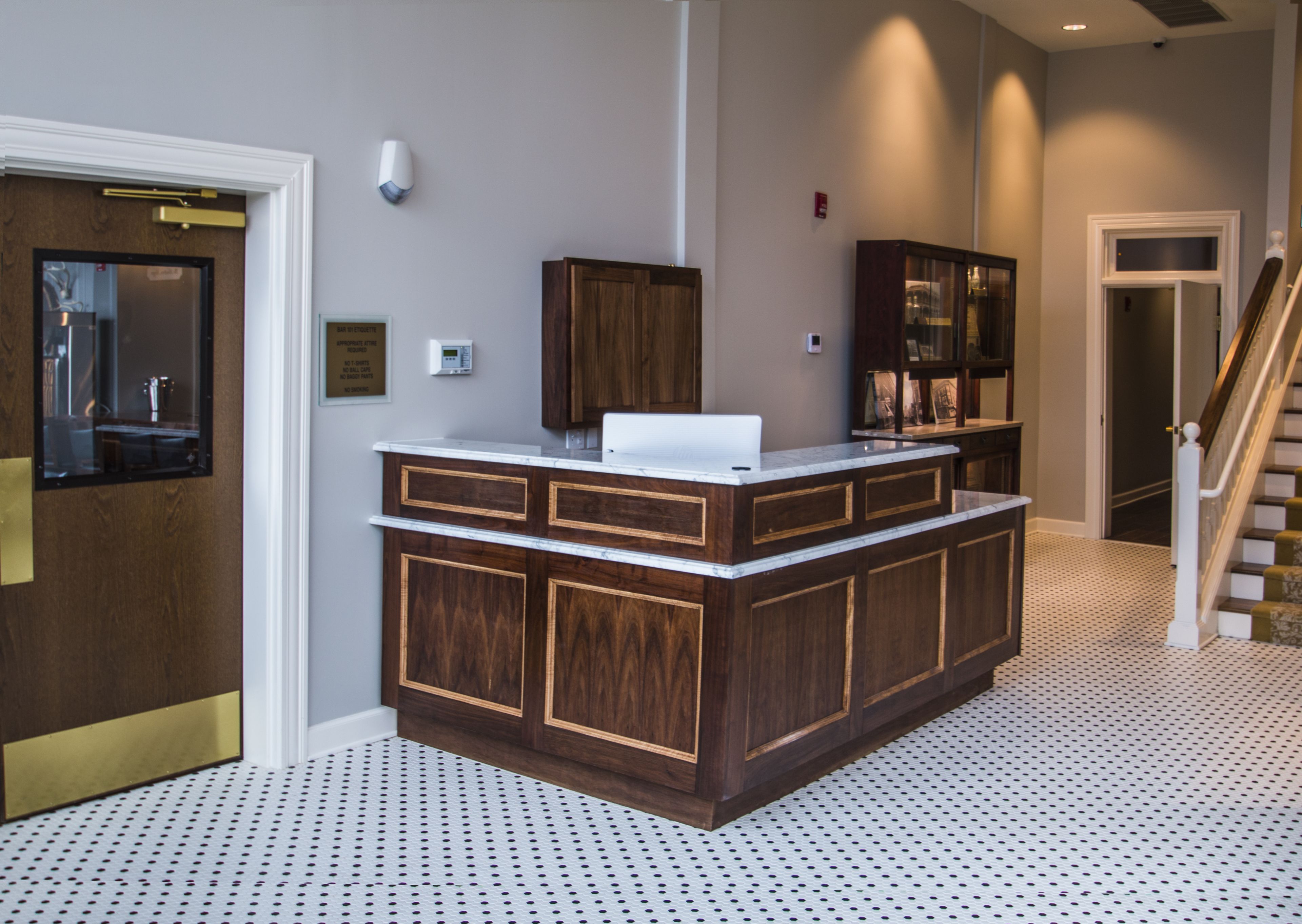 check-in/check-out kiosk