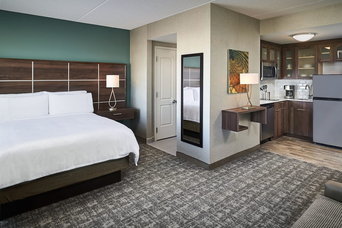 hypo-allergenic bedding, desk, laptop workspace, soundproofing