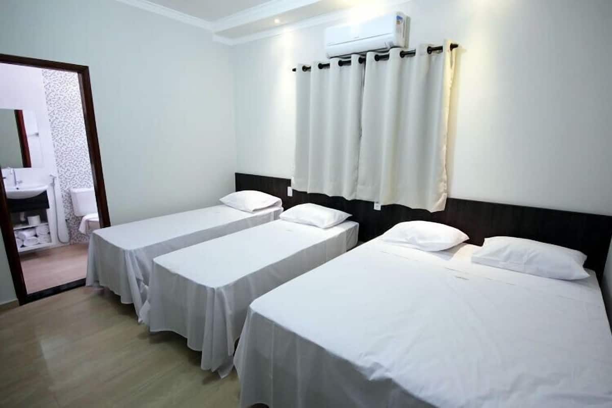 Minibar, desk, blackout curtains, iron/ironing board