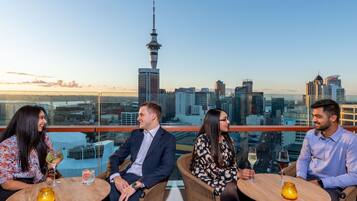 Breakfast, lunch, dinner served; local and international cuisine