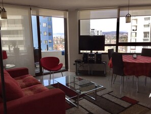 Standard Apartment, 2 Bedrooms | Living area - Depto Penuelas Cintia (Coquimbo)