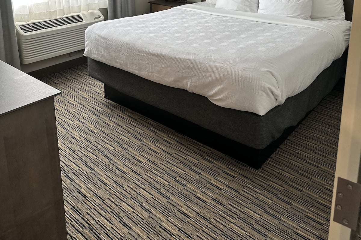 Suite, 1 cama King size y sofá cama | Escritorio y espacio para trabajar con laptop